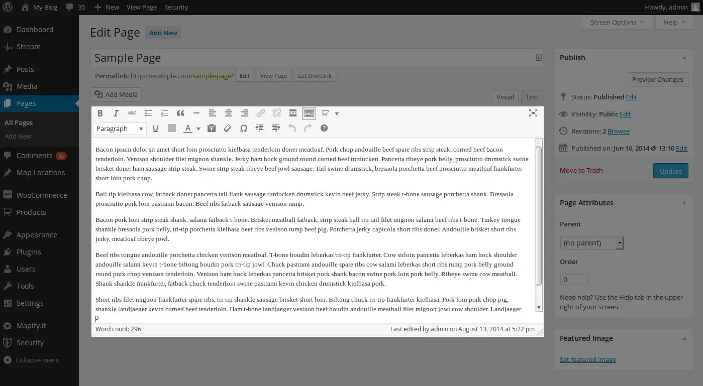 To edit an existing page, hover over the page title (e.g. How to Edit WordPress Pages - InMotion Hosting Support Center