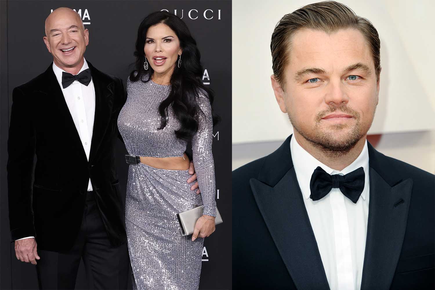 Jeff bezos rang in 2022 with his girlfriend lauren sanchez, her former nfl star ex tony gonzalez, and their son, . Viral Video Shows Jeff Bezos Girlfriend Swooning Over Leonardo Dicaprio Insidehook