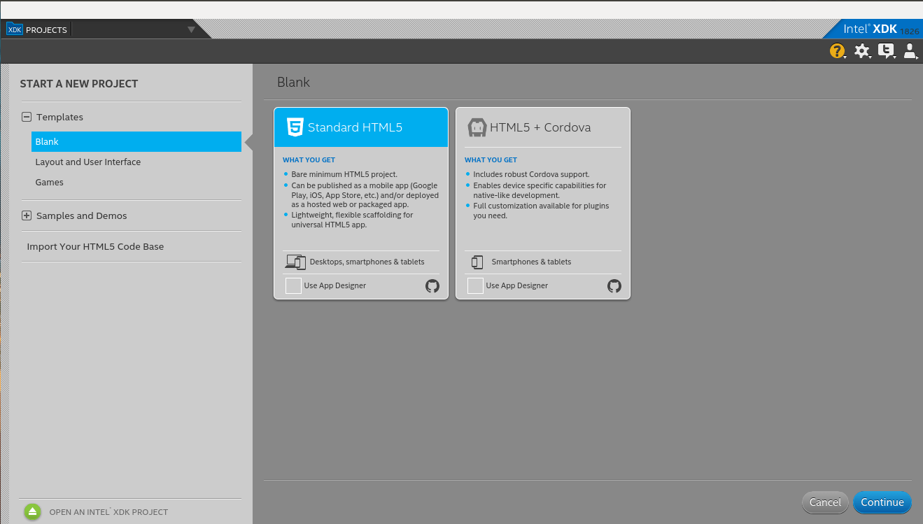 Intel XDK il tool per realizzare app multipiattaforma in