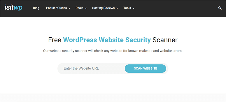 It helps you validate any email address online for free. Free Wordpress Website Security Scanner By Isitwp