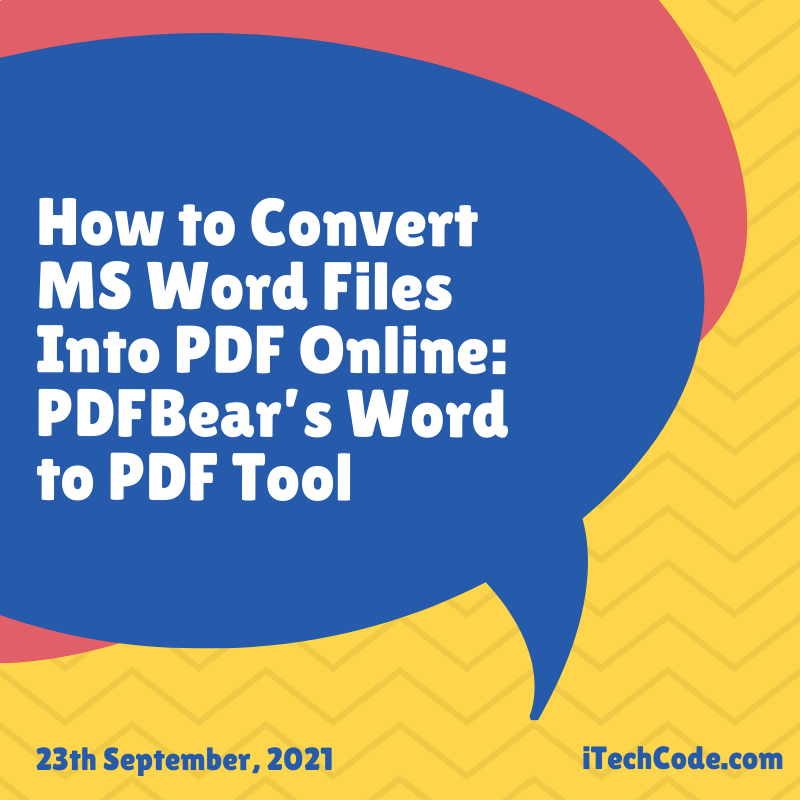 Upload your pdf file to the online word converter and convert pdf to microsoft word document for free. How To Convert Ms Word Files Into Pdf Online Pdfbear S Word To Pdf Tool