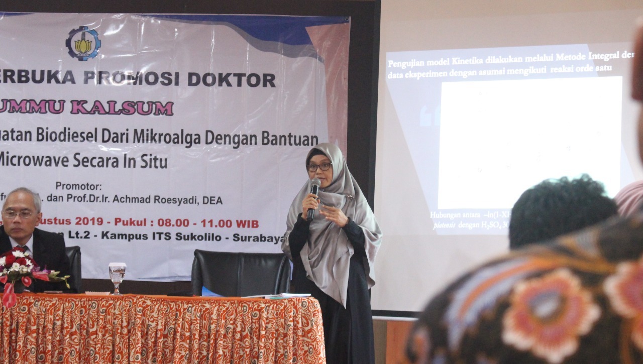 Doktor ITS Angkat Mikroalga sebagai Bahan Baku Biodiesel - ITS News
