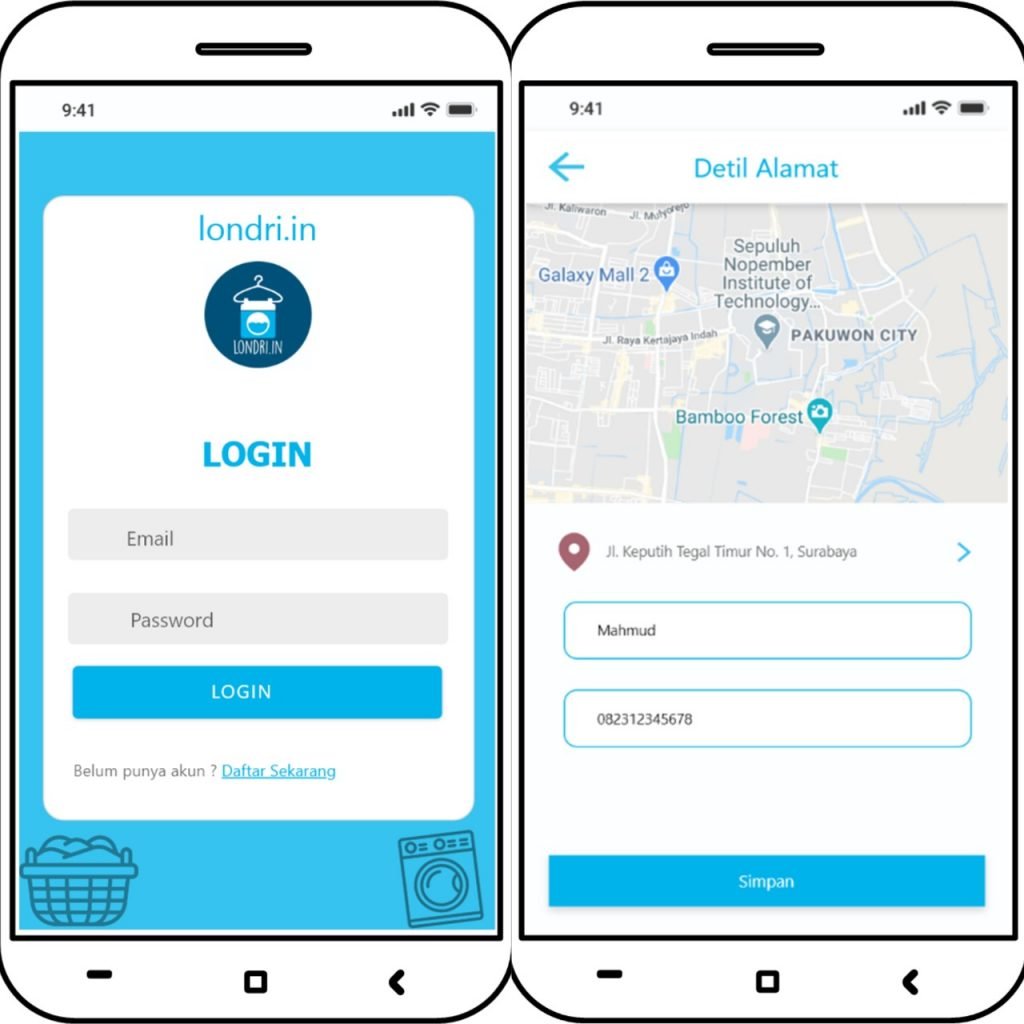 Mahasiswa ITS Tawarkan Kemudahan Laundry dengan Aplikasi londri.in - ITS  News