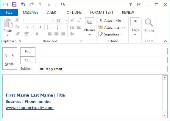 Click new email at the top left corner of the home tab. Solved Outlook 2013 Email Signature Changing Colour For Replies
