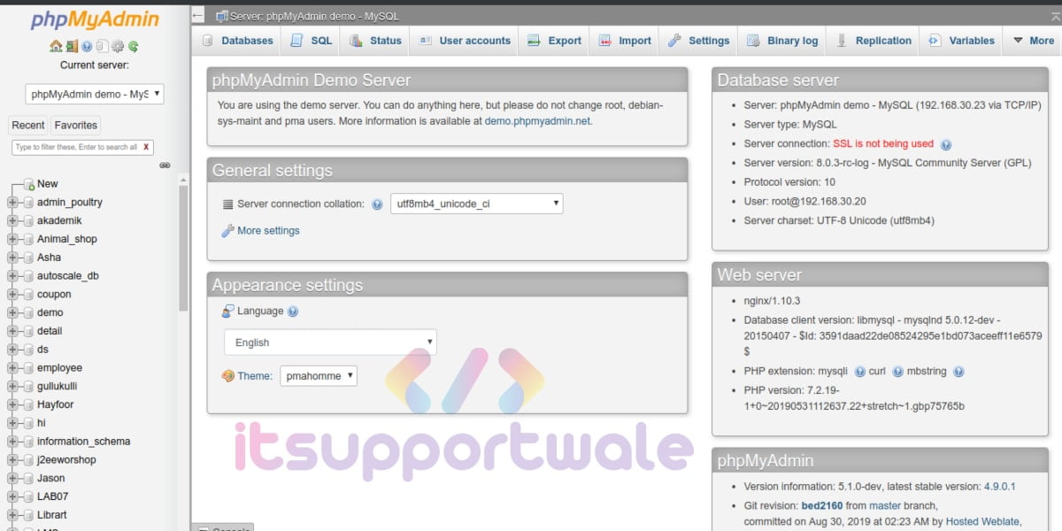 Install and Secure phpMyAdmin with Nginx on Ubuntu 18.04 - ITSupportWale