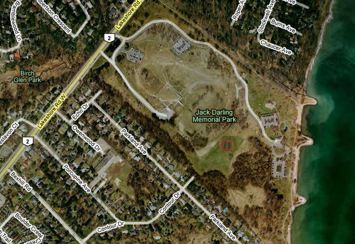 Jack darling memorial park in clarkson,. Jack Darling Memorial Park Map