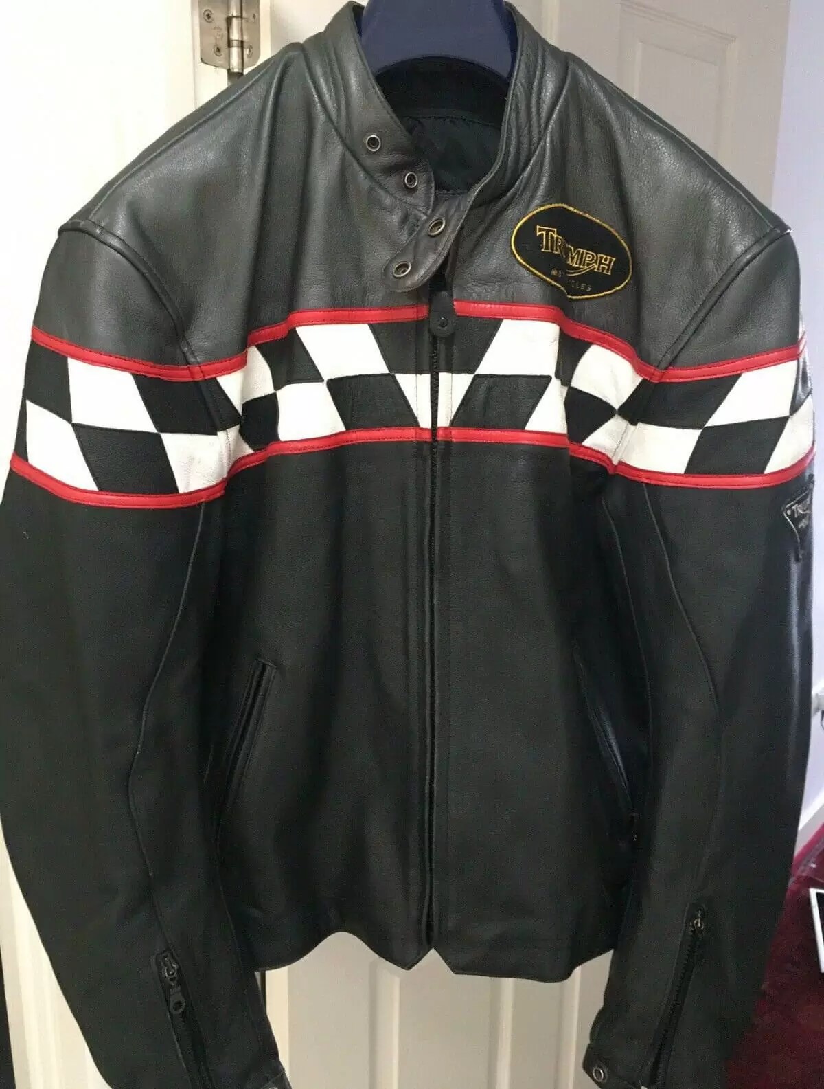 vintage triumph motorcycle jacket