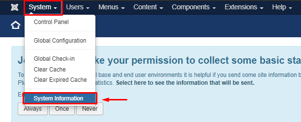 Bagaimana Cara Melihat Information System Pada Joomla? - Knowledge Base  Jagoan Hosting Indonesia