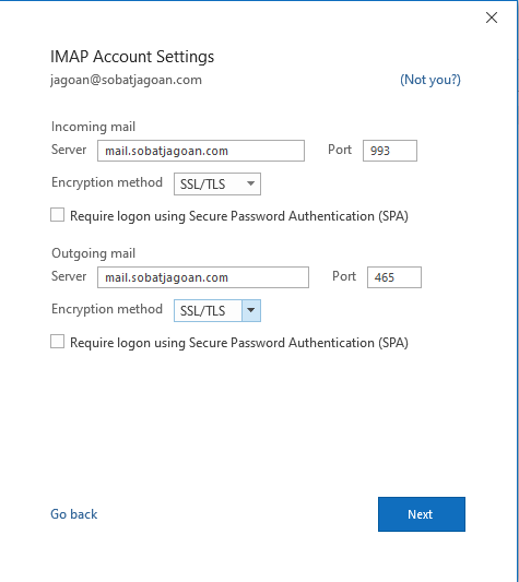 Mereka, yang menggunakan paket microsoft office, . Cara Setting Email Hosting Di Outlook 2016 Knowledge Base Jagoan Hosting Indonesia