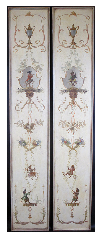 Your local window covering specialists. A Fine Pair of Singerie Sub-Genre Chinoiserie Style