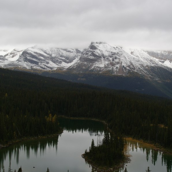 View down the valley