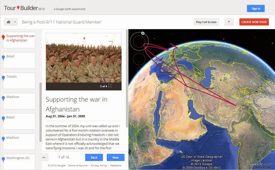google earth tour builder lets you tell