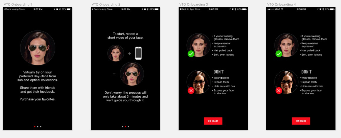 ray ban virtual try on
