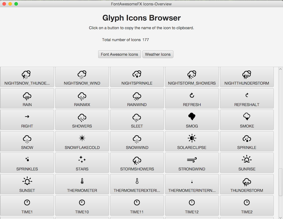 By using style properties we can change the style or color or size of font awesome icons . Introducing Fontawesomefx 8 1 Javafx Delight