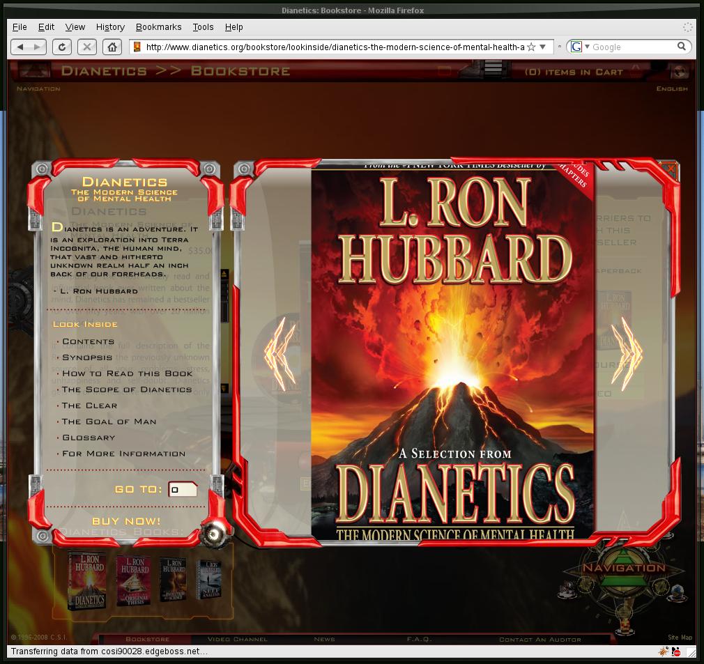 The new “look inside” feature of the site lets you open up
