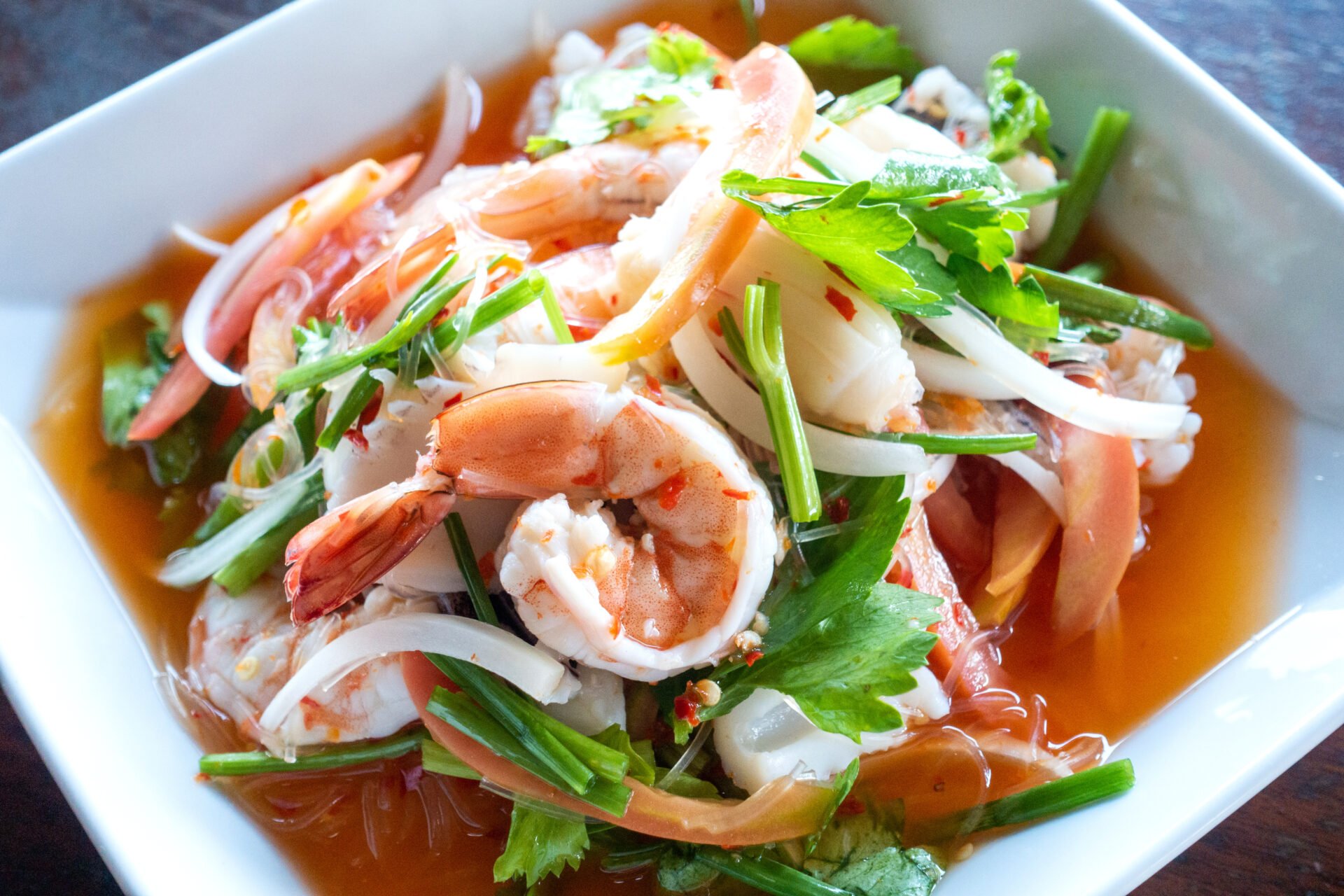 Recette salade de fruit de mer Thaï | Jevto Bond