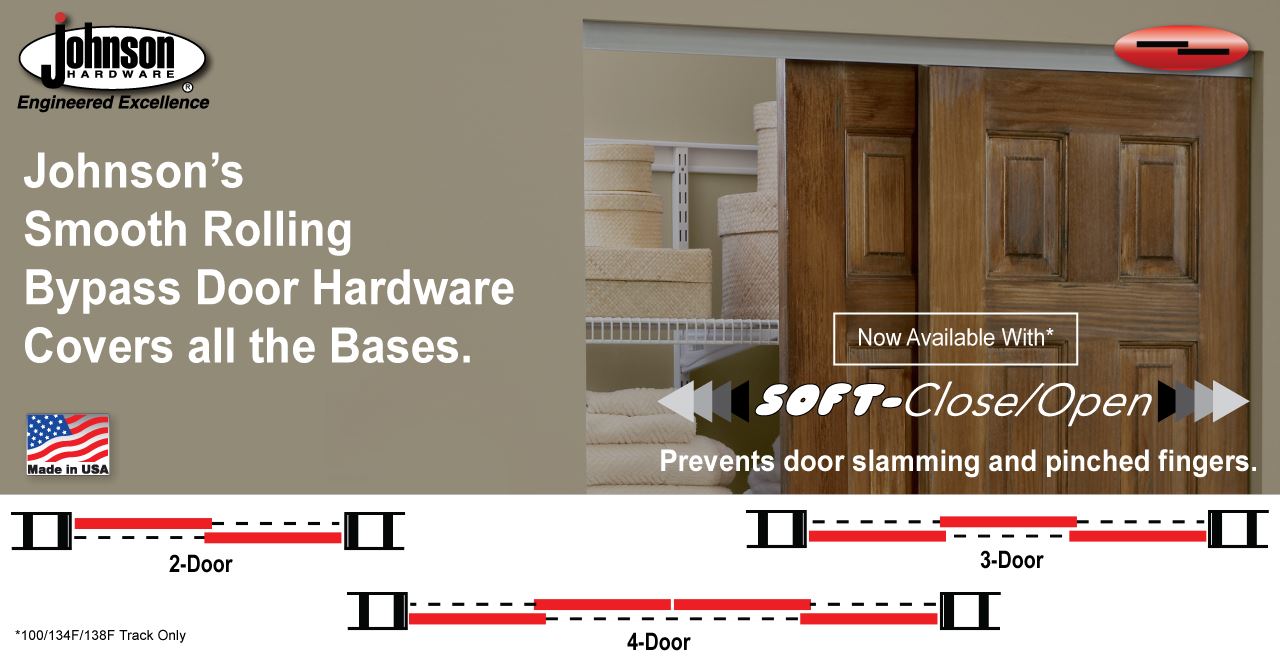 National hardware zinc plated exterior box rail. Sliding Bypass Hardware | Johnsonhardware.com | Sliding