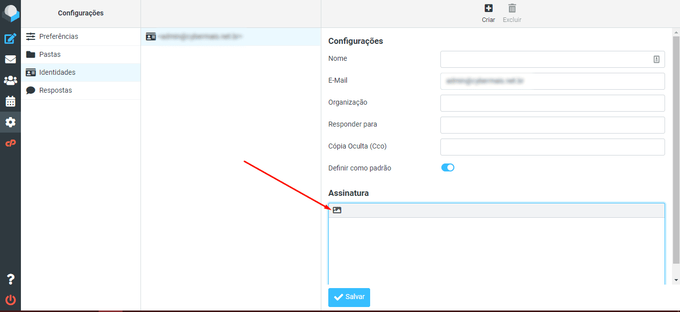 Como Configurar Assinatura No Webmail Joinvix Servicos Cloud Sites E Marketing Digital