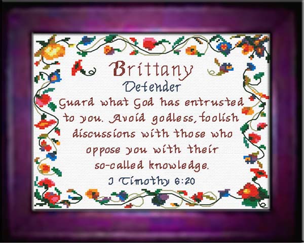 The purchase order process is an essential part of doing business. Name Blessings - Brittany - Personalized Names with
