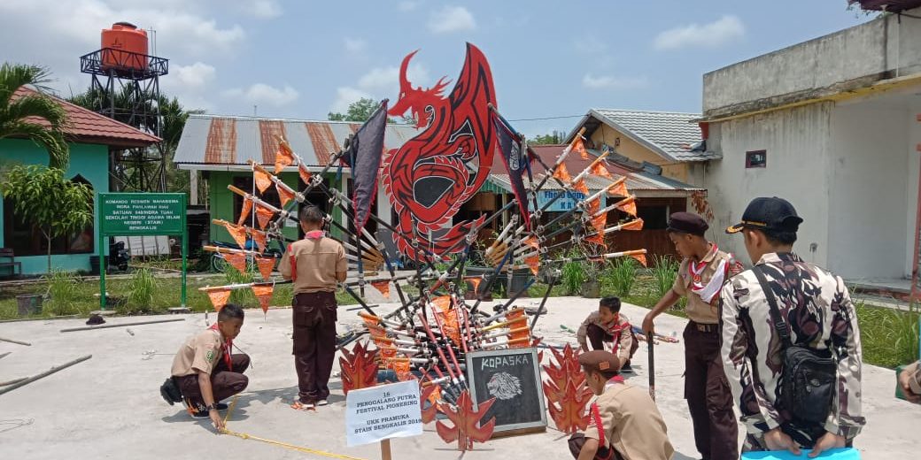 Tingkatkan Kreativitas dan Pemahaman Tali Temali, Pramuka STAIN Bengkalis  Gelar Festival Pionering Tingkat Penggalang dan Penegak | STAIN Bengkalis  Riau - Sekolah Tinggi Agama Islam Negeri Bengkalis Kampus Melayu -  Kampusmelayu.ac.id