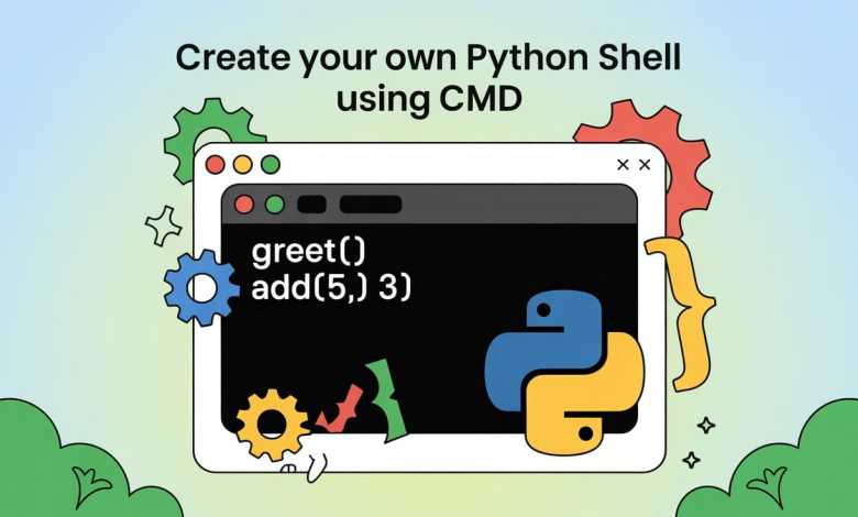 The first guide to build your Python Shell in CMD Module
