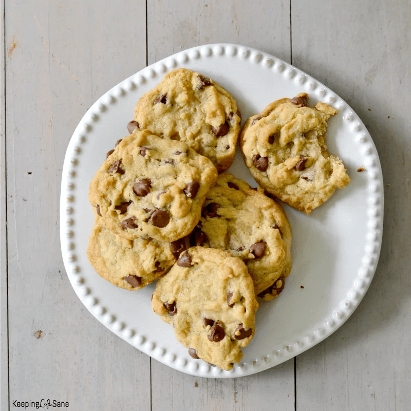 Pillsbury reese's peanut butter cookie dough. The Best Eggless Chocolate Chip Cookies Recipe Keeping Life Sane
