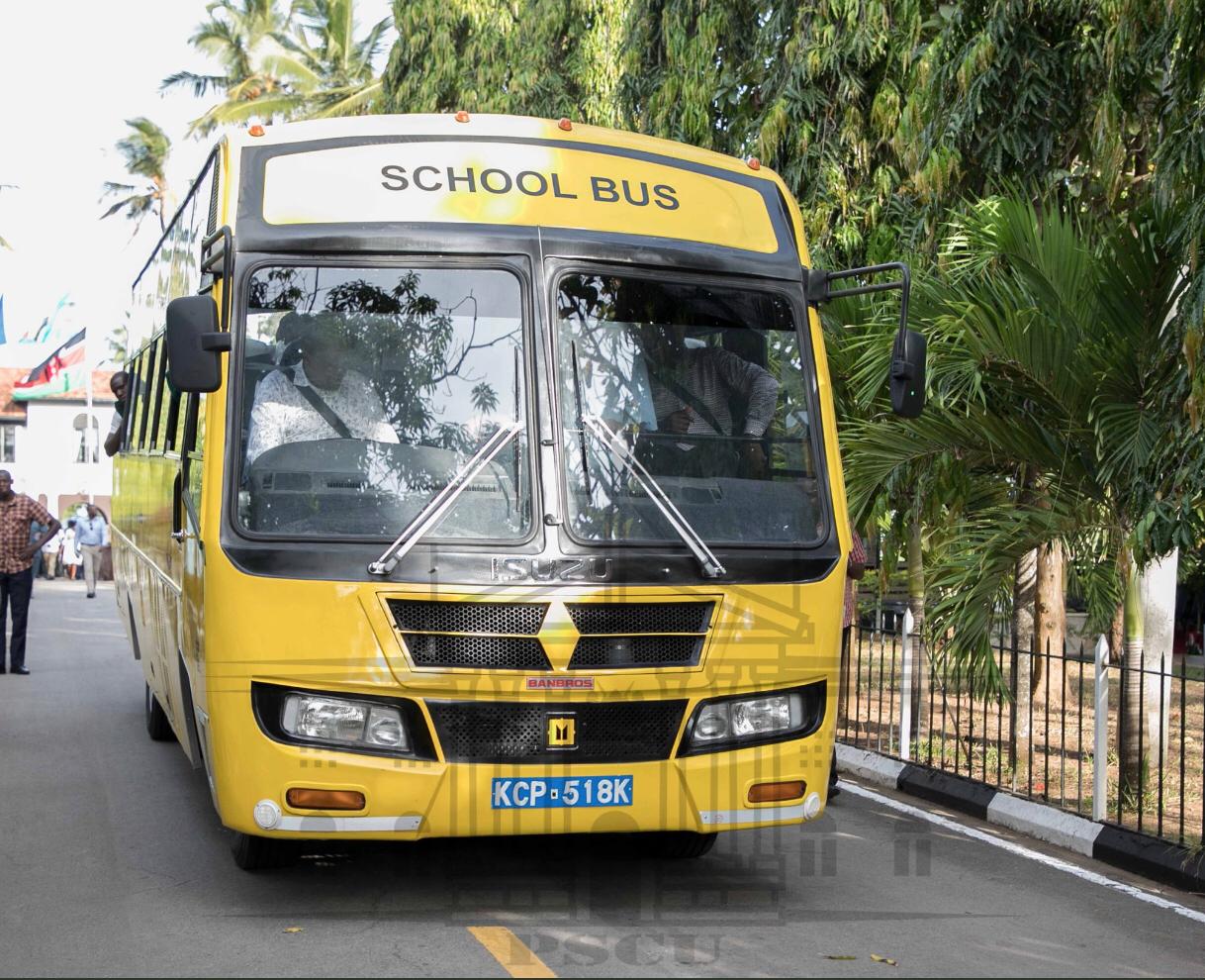 President Kenyatta Delivers on yet Another of His School Bus Promise