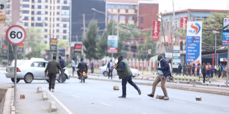 Nairobi freeze and Kenyans avoid CBD.