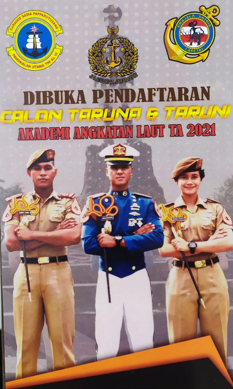Buka Pendaftaran Calon Taruna – Taruni Akademi Angkatan Laut T.A 2021, Ini  Kata Asisten Bidang Personel Lantamal IV | KEPRI BETTER - BERITA TERKINI