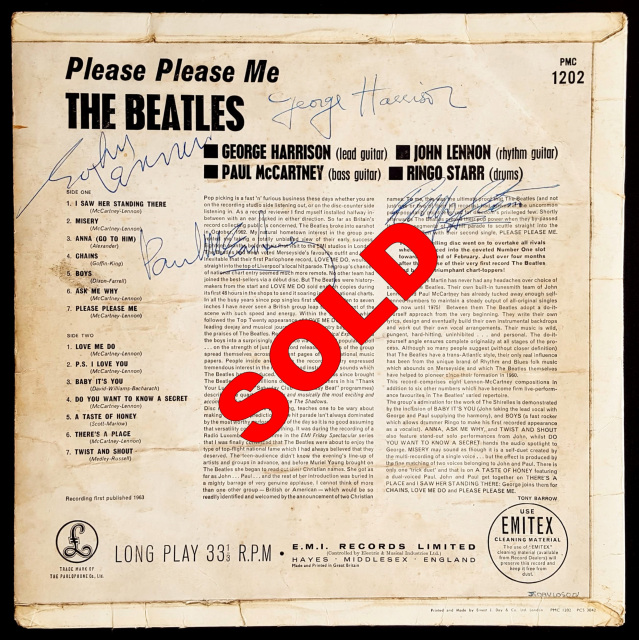 But many logos do not qualify for copyright protection, however. The Beatles Autographs Full Sets