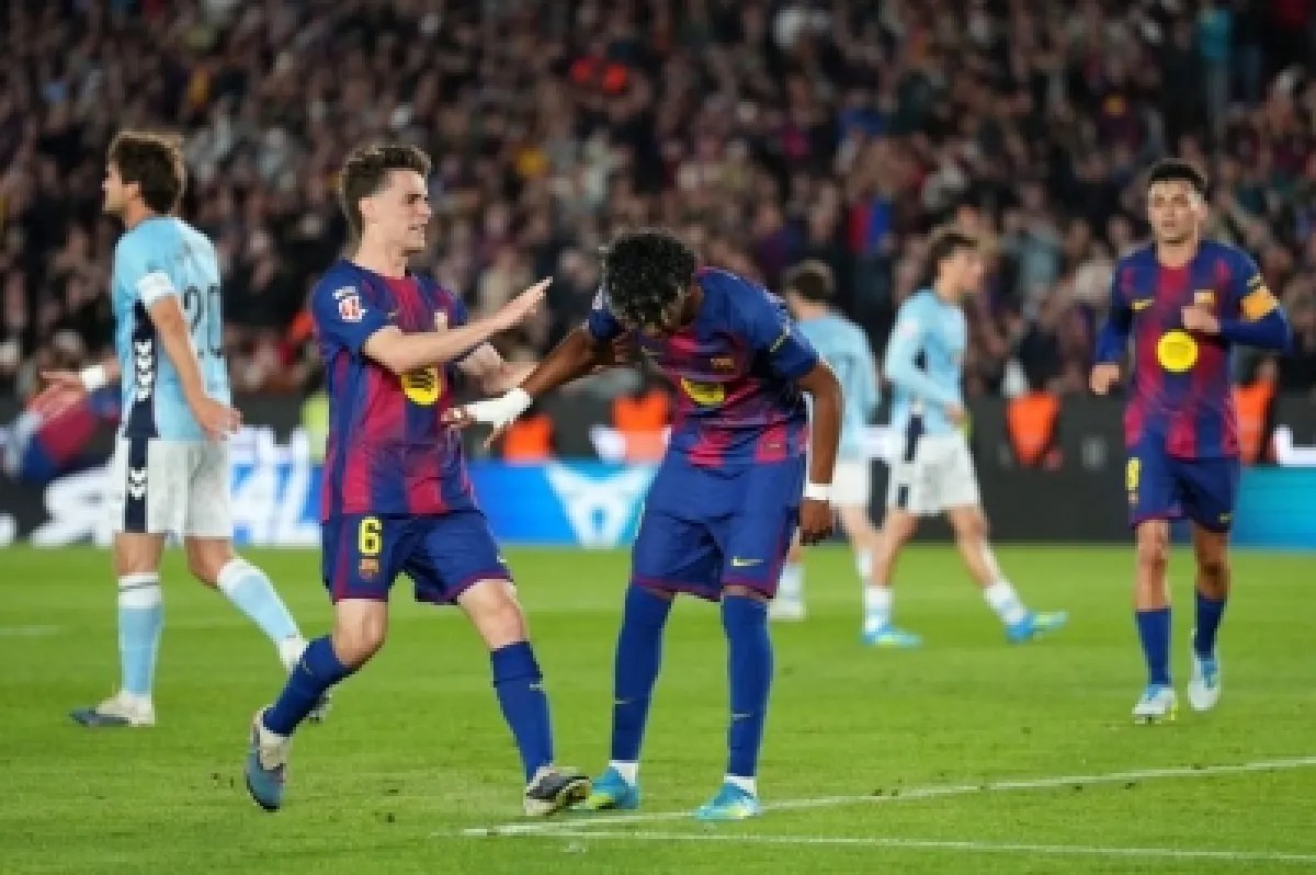 برشلونة يحسم اللقب ويخسر يامال للإصابة ضد سيلتا فيجو برشلونة يحسم اللقب ويخسر يامال للإصابة ضد سيلتا فيجو