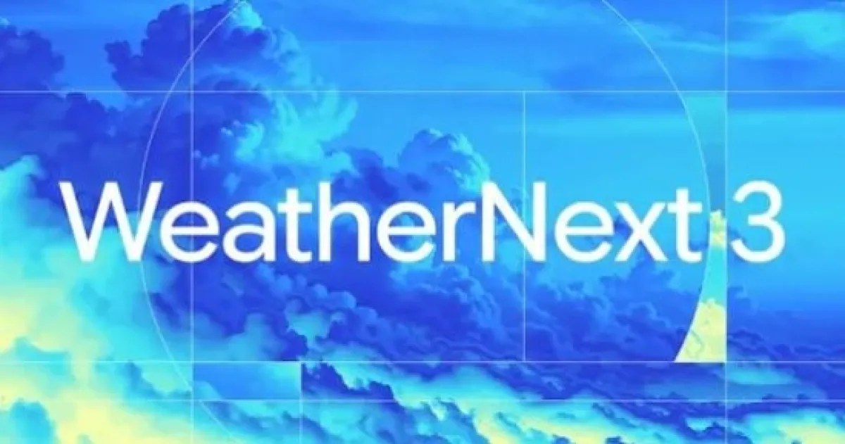 جوجل تطلق WeatherNext 3.. قفزة نوعية في دقة التنبؤات الجوية بالذكاء الاصطناعي