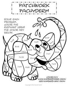 34 color by number addition worksheets kitty baby love