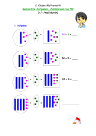 Um einige mathematische fähigkeiten zu üben, . Mathematik 2. Klasse - Grundschule