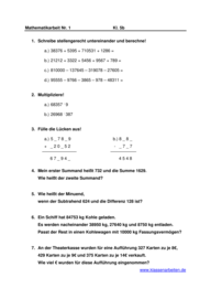 Klasse] term aufstellen, gleichungen lösen, wert des terms berechnen, problem mithilfe einer gleichung lösen. Mathematik 5. Klasse - Hauptschule