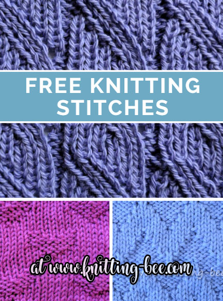 Learn how to buy or make them. Knitting Stitch Library 216 Free Knitting Patterns