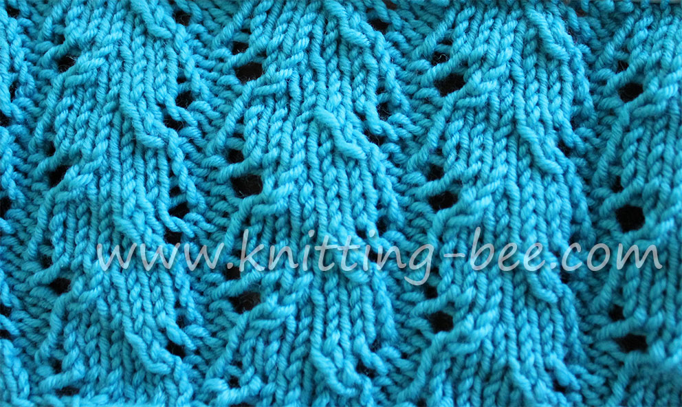 Learn how to knit the feather diamonds lace knit stitch in today's video . Ribbed Lace Knit Stitch Pattern - Knitting Kingdom