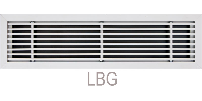 The least complex of the three, a grille's primary function is as a cover to allow air to pass in and out through it. Linear Diffuser & Grilles : LBG - Linear Bar Grilles