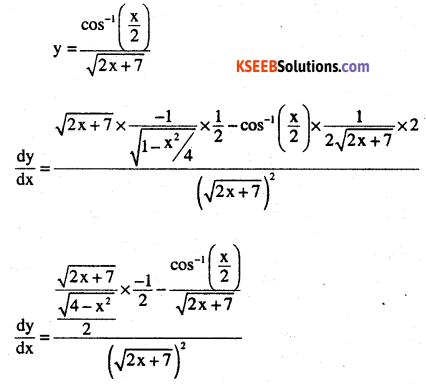 2nd PUC Maths Question Bank Chapter 5 Continuity and Differentiability Miscellaneous Exercise 6