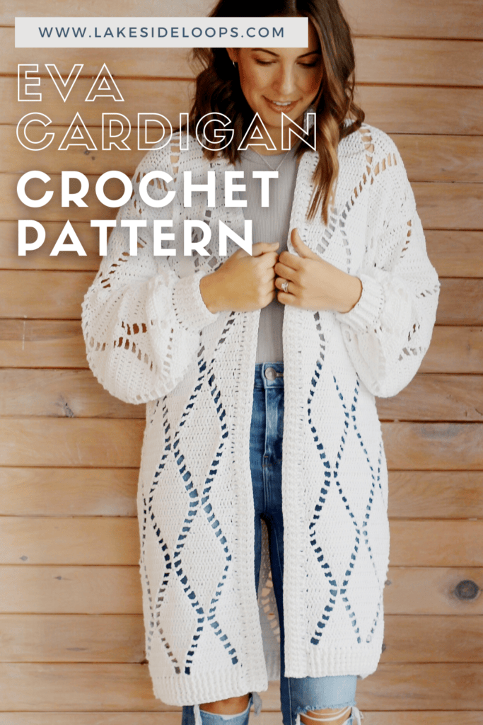 It really is the ultimate summer piece, making it perfect pairing with a cute summer dress or simply thrown over a tee and jeans for an everyday look. Eva Crochet Summer Cardigan Free Pattern Lakeside Loops