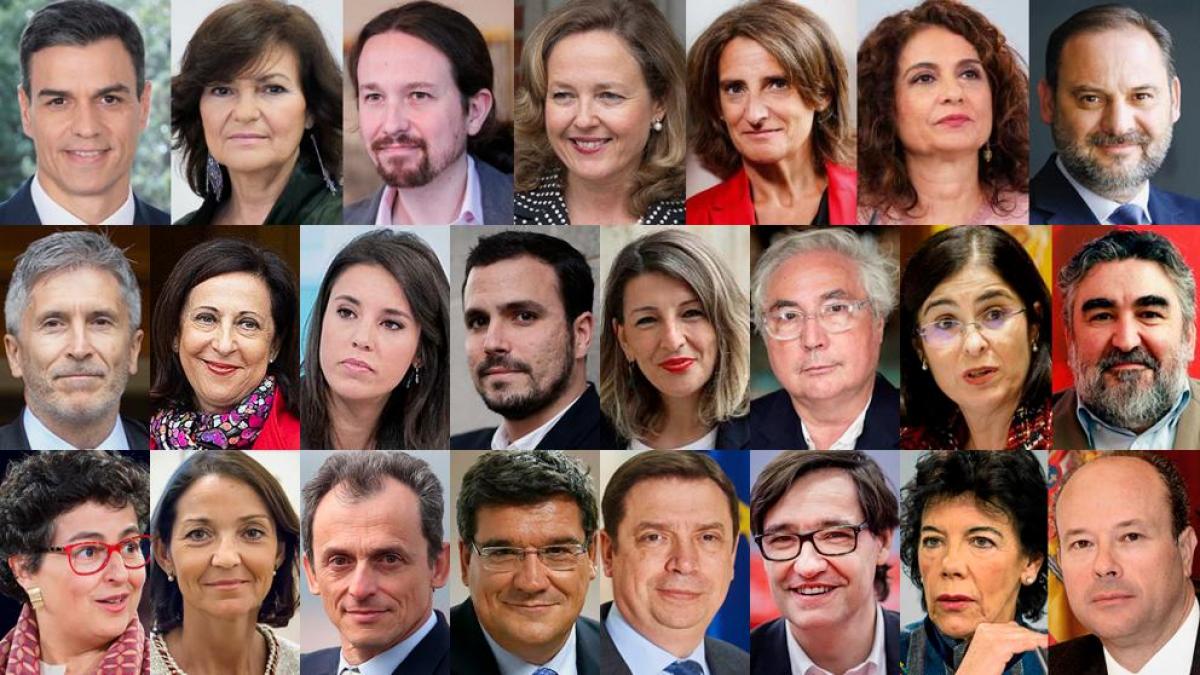 Logotipo de gobierno de españa · logotipo del ministerio de trabajo y economía. Los Ministros Del Gobierno De Pedro Sanchez Uno A Uno