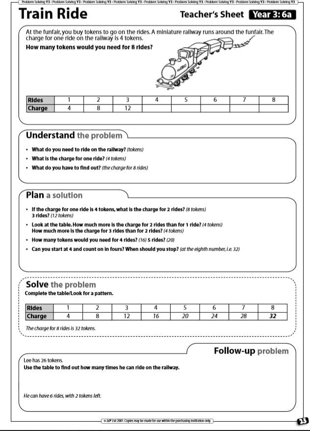 year 3 maths problem solving number counting includes