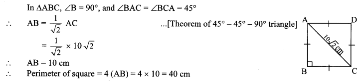 converse pythagoras theorem class 10