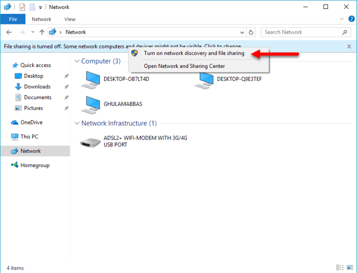 how-to-fix-network-discovery-turn-off-on-server-2016-windows-10