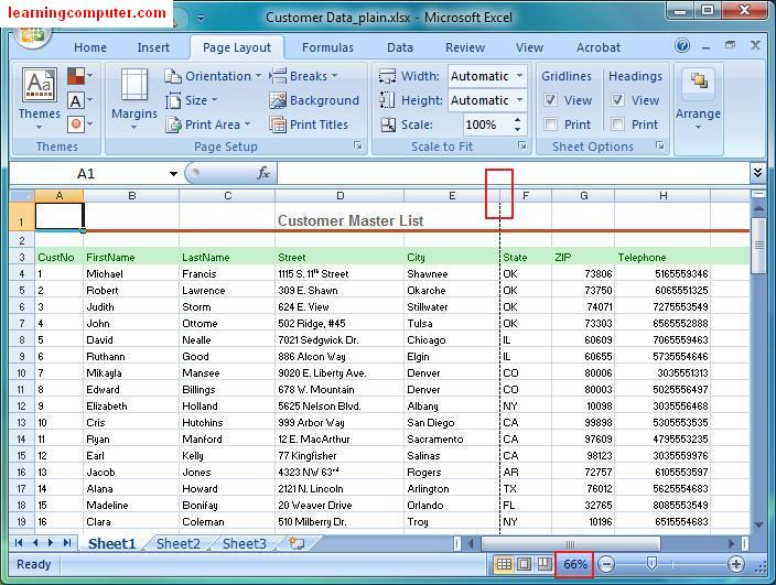 Microsoft Excel Tutorial Page Layout Tab Softknowledge's Blog