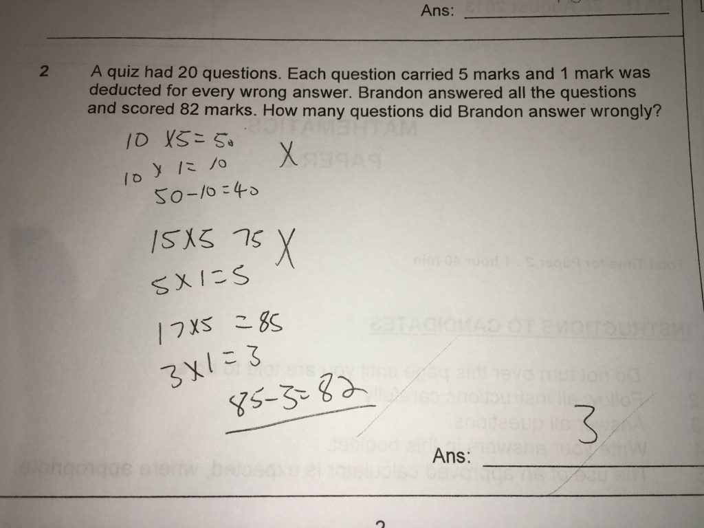 This question is also a big kahuna question. P5 Problem Sums Exam Strategies For My Girls | Learning ...