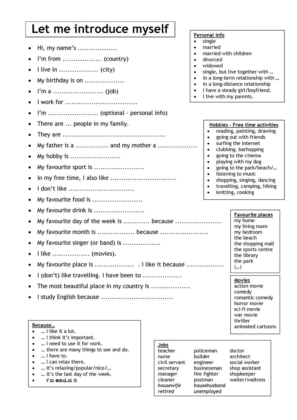 fun english worksheets printable learning printable