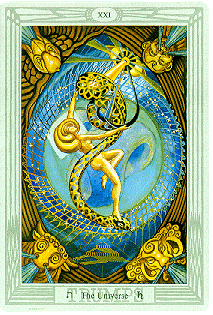 The 3rd card (the future): Crowley Thoth Tarot Deck