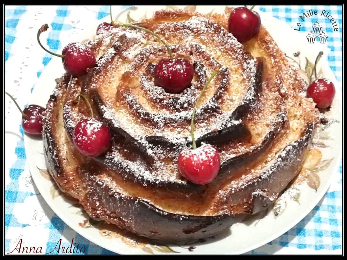 Torta Morbidissima Panna E Ciliegie
