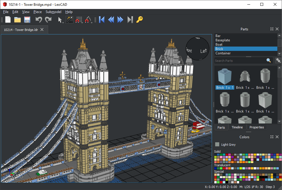 Leocad Virtual Lego Cad Software